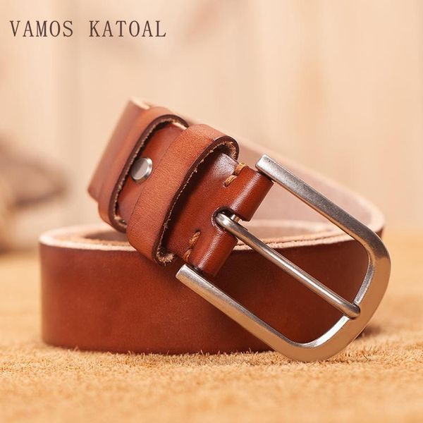 belts vamos katoal cow genuine leather luxury strap male for men fashion classice vintage pin buckle belt high quality, Black;brown
belts vamos katoal cow genuine leather luxury strap male for men fashion classice vintage pin buckle belt high quality, Black;brown