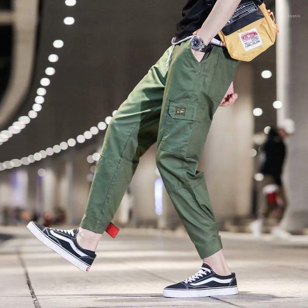 spring summer leisure multi pocket cargo pants men skateboard korean fashion hallen magic tie trousers men's, Black
spring summer leisure multi pocket cargo pants men skateboard korean fashion hallen magic tie trousers men's, Black