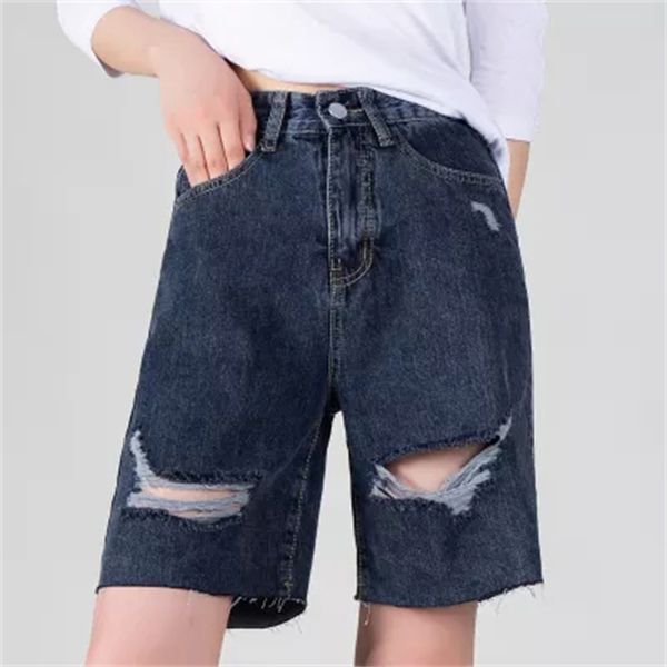 women's shorts hzirip plus size short brim pants all the fashionable games of women with high waist cowboy will see hole in knee height, White;black
women's shorts hzirip plus size short brim pants all the fashionable games of women with high waist cowboy will see hole in knee height, White;black