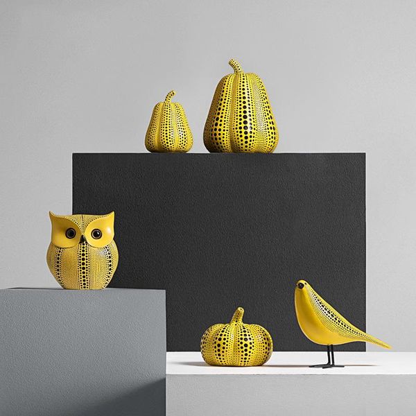 party favor yayoi kusama wave point pumpk abstract statue ornaments room decor resin figurine desk adornment home decoration modern
party favor yayoi kusama wave point pumpk abstract statue ornaments room decor resin figurine desk adornment home decoration modern