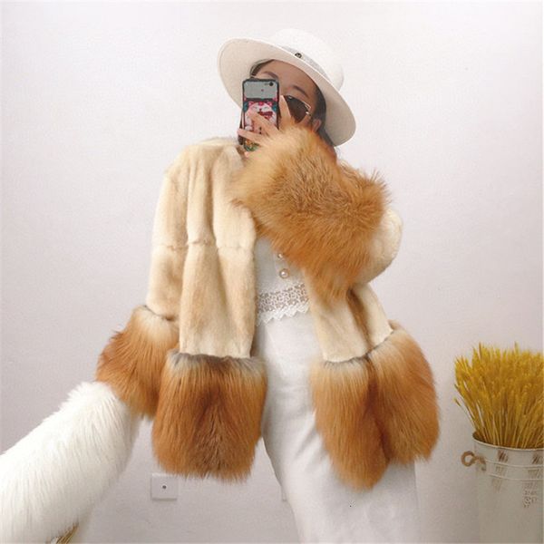 women's trench coats spring fashion full pelt mink fur with real red fox fur cuffs & lap women winter coat o6vn, Tan;black
women's trench coats spring fashion full pelt mink fur with real red fox fur cuffs & lap women winter coat o6vn, Tan;black