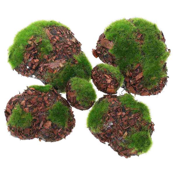 decorative flowers & wreaths 6pcs simulation moss rocks flocking mossy balls micro landscape decorations
decorative flowers & wreaths 6pcs simulation moss rocks flocking mossy balls micro landscape decorations