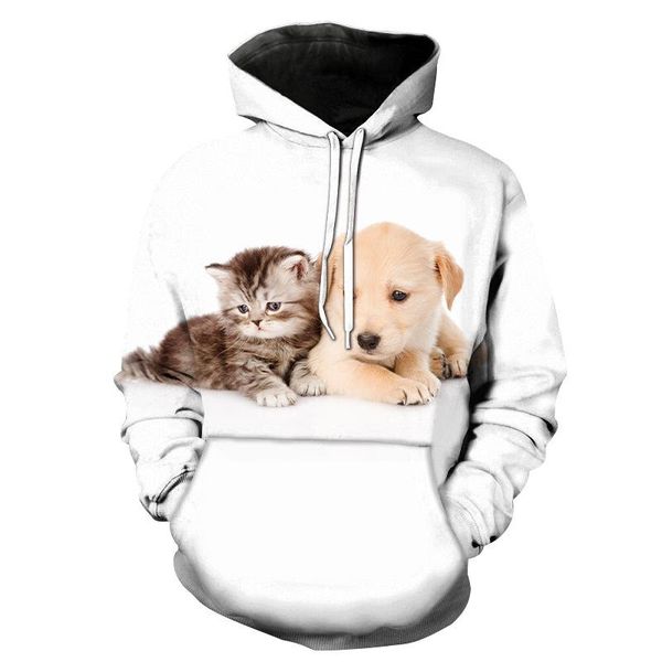 men's hoodies & sweatshirts in spring and autumn 3d cat print women's long sleeve casual sweatshirt animal cute dog hip hop, Black
men's hoodies & sweatshirts in spring and autumn 3d cat print women's long sleeve casual sweatshirt animal cute dog hip hop, Black