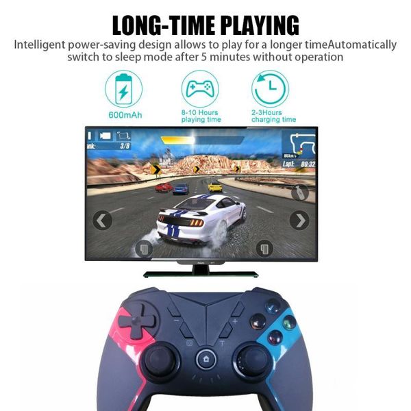 game controllers & joysticks wireless controller for switch pro/pc bluetooth-compatible gamepad joypad with joystick support vibration funct
game controllers & joysticks wireless controller for switch pro/pc bluetooth-compatible gamepad joypad with joystick support vibration funct