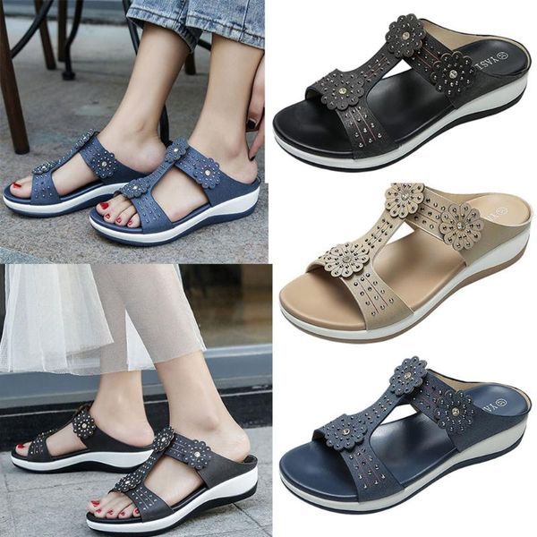 jaycosin the women's flowers summer slippers crystal casual beach comfortable shoes 2021 apr10 p40, Black
jaycosin the women's flowers summer slippers crystal casual beach comfortable shoes 2021 apr10 p40, Black