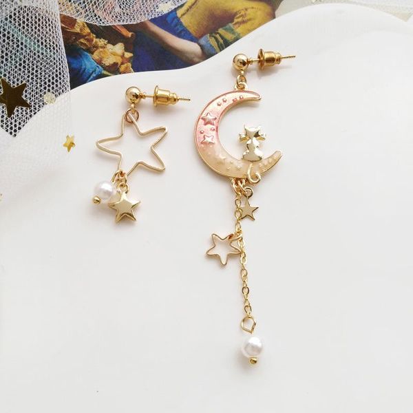 dangle & chandelier women's earrings with star pendants fashion jewelry gifts for girls helh889, Silver
dangle & chandelier women's earrings with star pendants fashion jewelry gifts for girls helh889, Silver