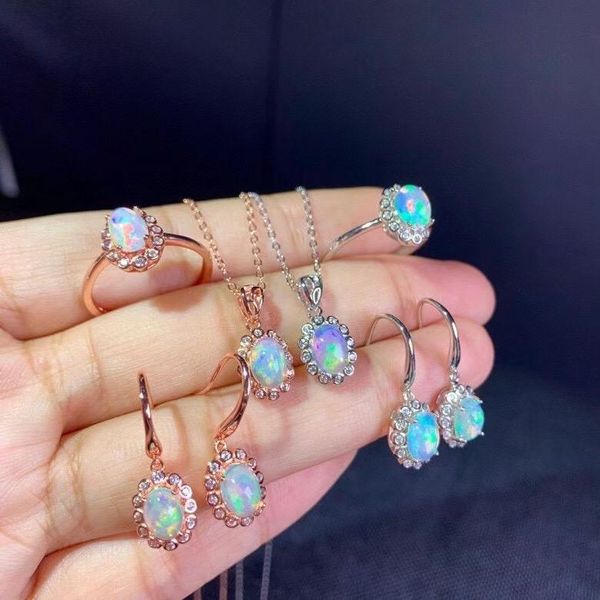 cluster rings selling style natural opal pendant ring set 925 silver ladies earring luxurious and shiny, Golden;silver
cluster rings selling style natural opal pendant ring set 925 silver ladies earring luxurious and shiny, Golden;silver