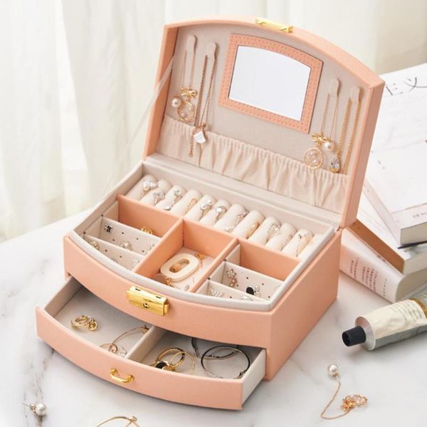 jewelry pouches, bags box portable fashion large capacity drawer type multilayer bracelet case for home, Pink;blue
jewelry pouches, bags box portable fashion large capacity drawer type multilayer bracelet case for home, Pink;blue