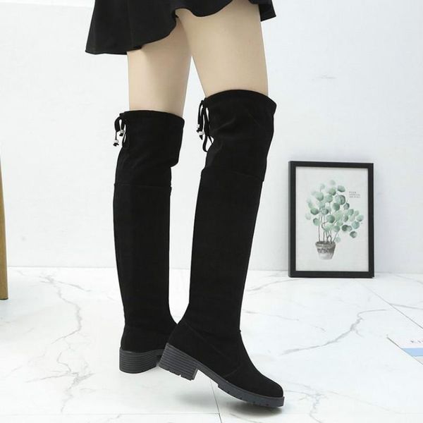 boots okkdey 2021 autumn and winter suede over the knee elastic ladies round toe thick heel faux wool fashion, Black
boots okkdey 2021 autumn and winter suede over the knee elastic ladies round toe thick heel faux wool fashion, Black