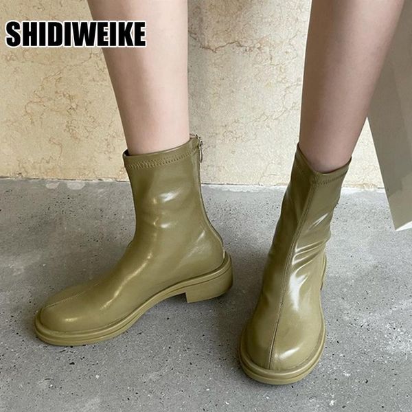 boots 2021 chunky fashion platform women ankle female sole pouch botas mujer round toe slip-on altas vc1691, Black
boots 2021 chunky fashion platform women ankle female sole pouch botas mujer round toe slip-on altas vc1691, Black
