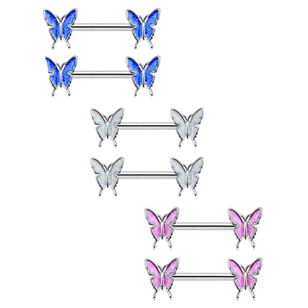oil dripping butterfly breast nail ring stainless steel symmetrical piercing jewelry chest
oil dripping butterfly breast nail ring stainless steel symmetrical piercing jewelry chest