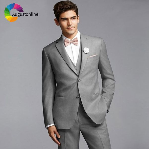 men's suits & blazers gray slim fit business men wedding groom tuxedos 3 pieces (jacket+pants+vest) bridegroom man prom 20oj, White;black
men's suits & blazers gray slim fit business men wedding groom tuxedos 3 pieces (jacket+pants+vest) bridegroom man prom 20oj, White;black