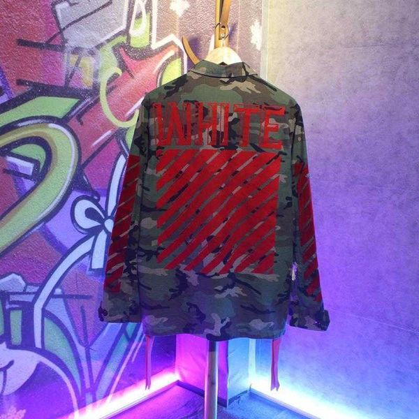 men's hoodies sweatshirts off-welson red flocking stripe ribbon white coat jacket ow autumn and winter and women's fashion brand, Black
men's hoodies sweatshirts off-welson red flocking stripe ribbon white coat jacket ow autumn and winter and women's fashion brand, Black