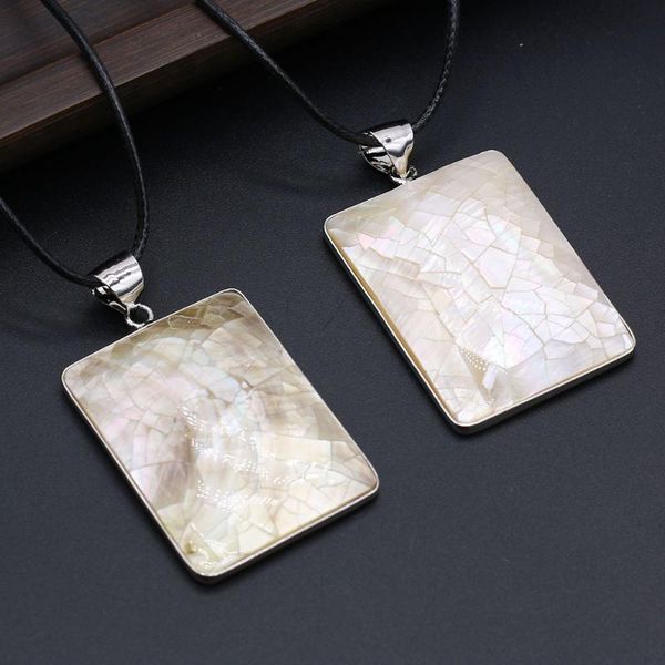 pendant necklaces wholesale5pc natural white shell cracked rectangular necklace for woman jewelry makingdiyaccessories ornament charm gift, Silver
pendant necklaces wholesale5pc natural white shell cracked rectangular necklace for woman jewelry makingdiyaccessories ornament charm gift, Silver