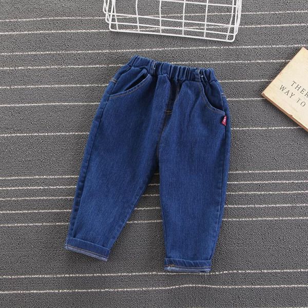 jeans spring and autumn casual fashion boys girls solid color long elastic band double pocket kids clothes, Blue
jeans spring and autumn casual fashion boys girls solid color long elastic band double pocket kids clothes, Blue