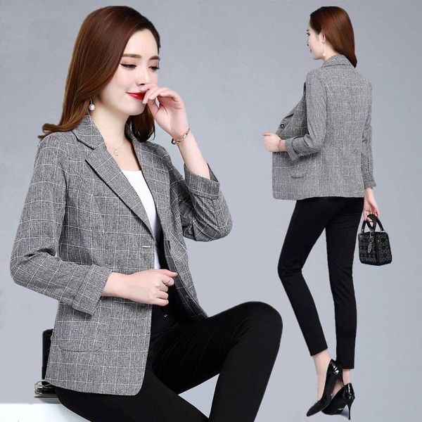 women's jackets office suit jacket casual women 2021 slim single-breasted coat fashionable plaid elegant girl plus size 5xl black, Black;brown
women's jackets office suit jacket casual women 2021 slim single-breasted coat fashionable plaid elegant girl plus size 5xl black, Black;brown