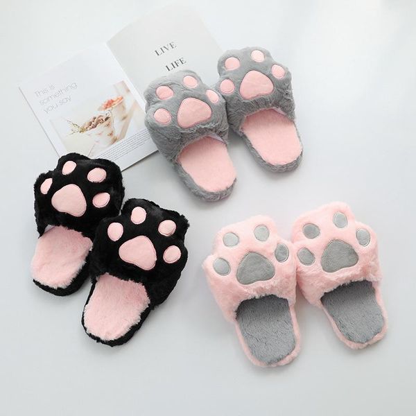 women winter/spring home slippers cartoon cat shoes non-slip soft winter warm house indoor bedroom lovers couples, Black
women winter/spring home slippers cartoon cat shoes non-slip soft winter warm house indoor bedroom lovers couples, Black