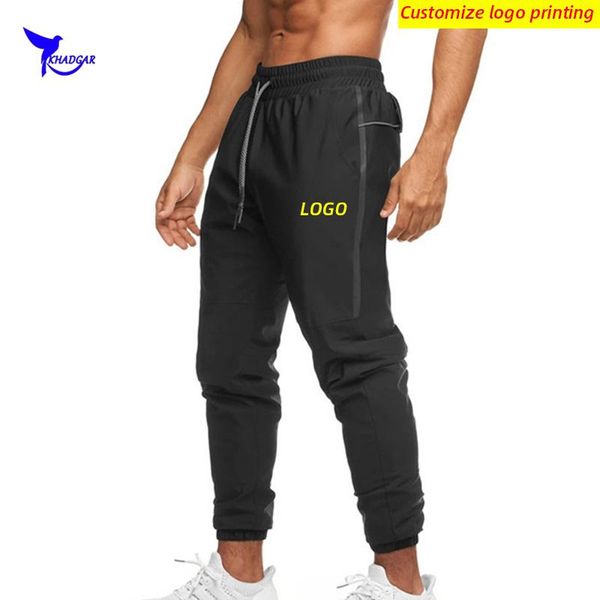 custom logo men sport reflective night run pants quick dry elastic waist running trousers gym fitness training sportwear bottoms, Black;blue
custom logo men sport reflective night run pants quick dry elastic waist running trousers gym fitness training sportwear bottoms, Black;blue