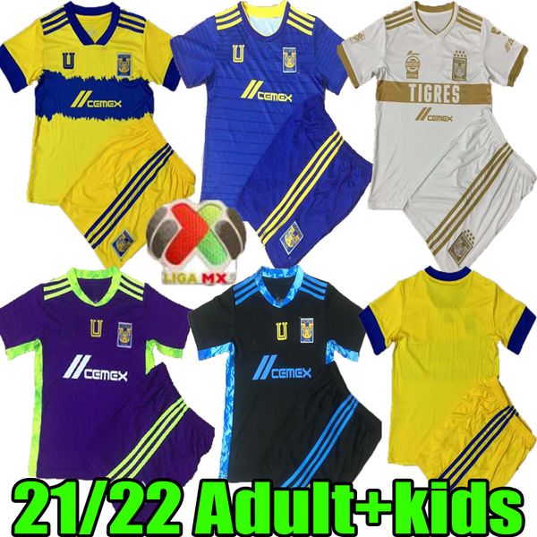 adult+kids kit 21 22 tigres uanl 7 stars soccer jerseys sets 2021 2022 mexico club tigers gignac vargas h. ayala sosa shirts home away third, Black;yellow
adult+kids kit 21 22 tigres uanl 7 stars soccer jerseys sets 2021 2022 mexico club tigers gignac vargas h. ayala sosa shirts home away third, Black;yellow