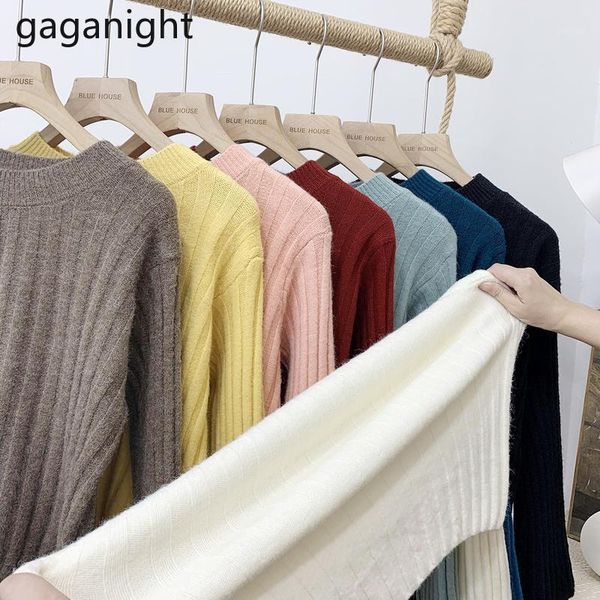 gaganight solid women knitted sweater thin fashion lady bottom stretchy pullover 2021 spring autumn pull femme chic korean women's swea, White;black
gaganight solid women knitted sweater thin fashion lady bottom stretchy pullover 2021 spring autumn pull femme chic korean women's swea, White;black
