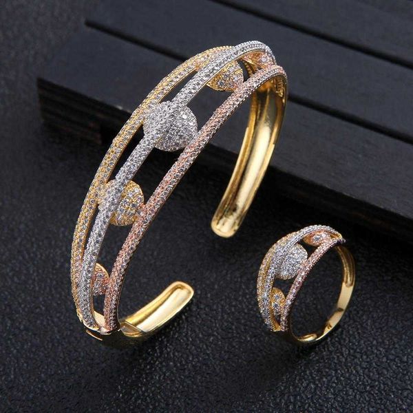 big luxury 3 color multicolor ball bangle ring sets for women wedding cubic zircon engagement dubai bridal jewelry sets fc041 h1022, Silver
big luxury 3 color multicolor ball bangle ring sets for women wedding cubic zircon engagement dubai bridal jewelry sets fc041 h1022, Silver
