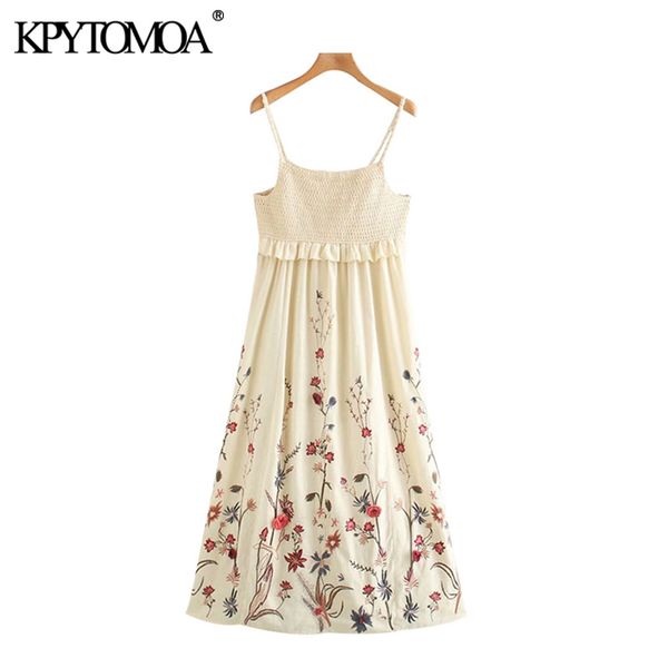 women fashion floral embroidery ruffled linen midi dress vintage backless thin straps female dresses vestidos 210416, Black;gray
women fashion floral embroidery ruffled linen midi dress vintage backless thin straps female dresses vestidos 210416, Black;gray