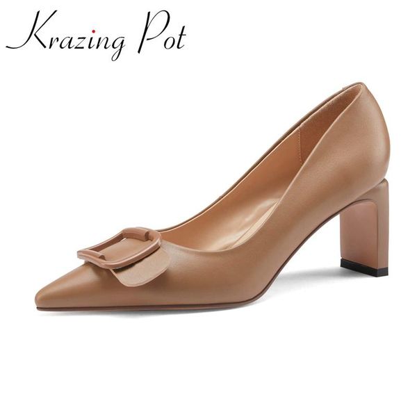 krazing pot large size genuine leather pointed toe high heel shallow office lady french romantic fashion slip onwomen pumps l2f1 dress shoes, Black
krazing pot large size genuine leather pointed toe high heel shallow office lady french romantic fashion slip onwomen pumps l2f1 dress shoes, Black