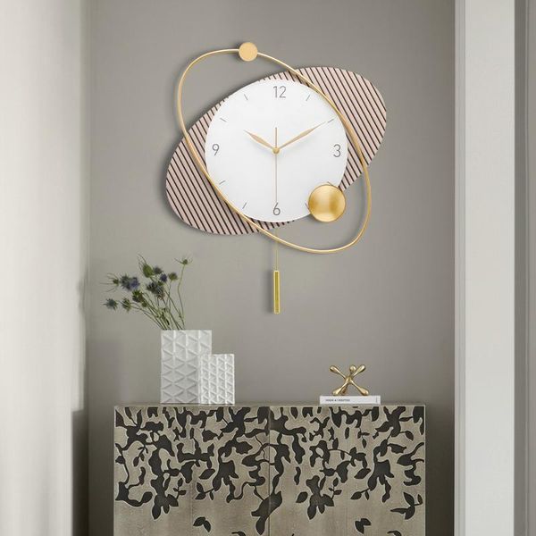 wall clocks luxury clock minimalist mechanism with pendulum living room modern design reloj de pared decor
wall clocks luxury clock minimalist mechanism with pendulum living room modern design reloj de pared decor