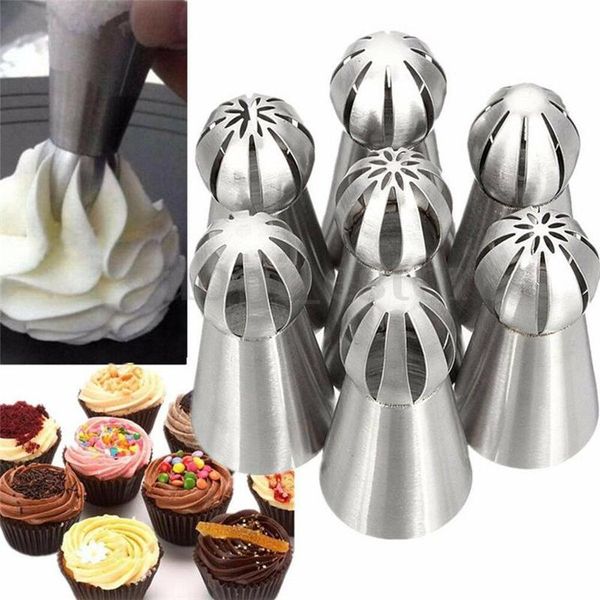 baking & pastry tools 7pcs/set cake sphere ball nozzles russian icing piping tips cookie cupcake decorating stainless steel
baking & pastry tools 7pcs/set cake sphere ball nozzles russian icing piping tips cookie cupcake decorating stainless steel