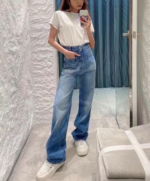 women's jeans 2021fw autumn women luxury cowboy straight pants female ladies fashion gdnz 7.12, Blue
women's jeans 2021fw autumn women luxury cowboy straight pants female ladies fashion gdnz 7.12, Blue