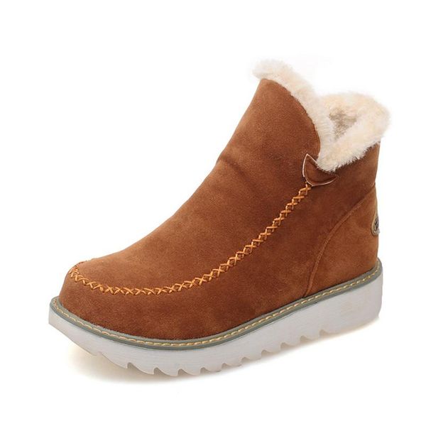 boots winter snow women ankle round toe platform shoes with fur woman for plus size 34-43, Black
boots winter snow women ankle round toe platform shoes with fur woman for plus size 34-43, Black