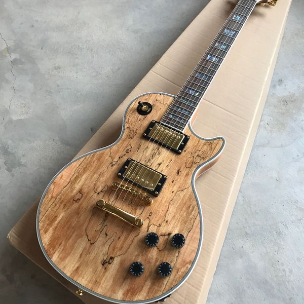 delivery decaying wood gold hardware, log color guitar, can be customized 
delivery decaying wood gold hardware, log color guitar, can be customized