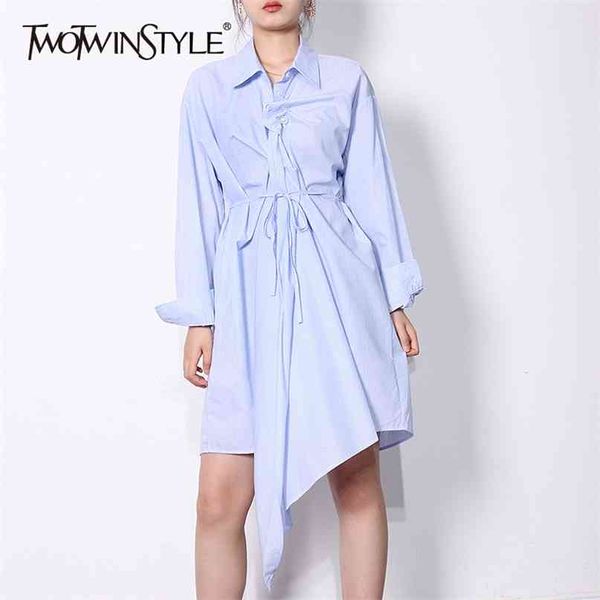 striped irregular dress for women lapel long sleeve lace up casual loose dresses female fashion clothing 210520, Black;gray
striped irregular dress for women lapel long sleeve lace up casual loose dresses female fashion clothing 210520, Black;gray