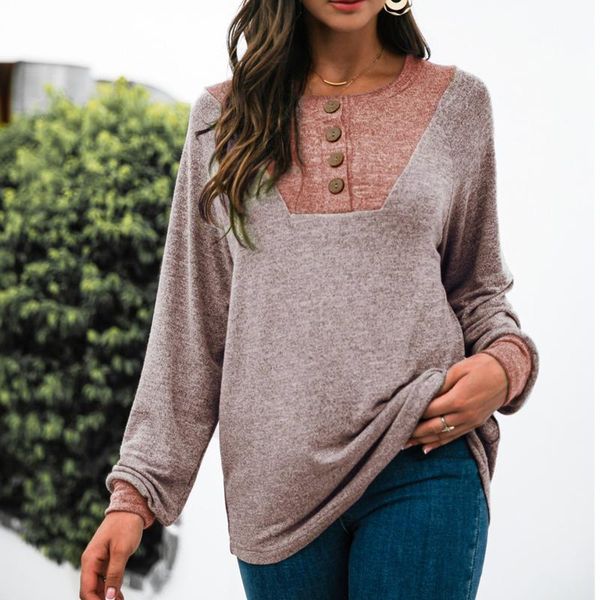women's hoodies & sweatshirts women sweatshirt casual long-sleeved button stitching o neck autumn hoodie plus size elegant aesthetic cl, Black
women's hoodies & sweatshirts women sweatshirt casual long-sleeved button stitching o neck autumn hoodie plus size elegant aesthetic cl, Black