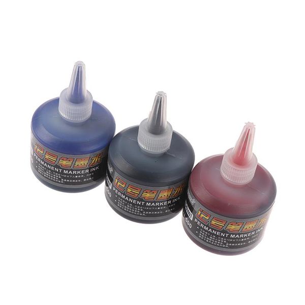 50ml permanent instantly dry graffiti black blue red oil marker pen refill ink for pens refills, Black;red
50ml permanent instantly dry graffiti black blue red oil marker pen refill ink for pens refills, Black;red