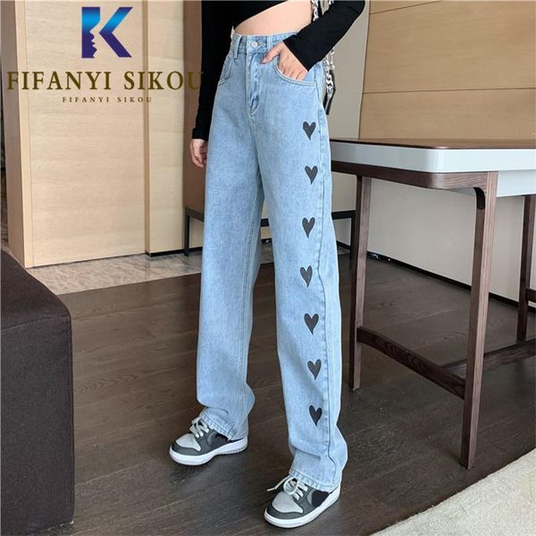 light blue high waist jeans women korean fashion print autumn womens loose washed casual denim wide leg pants women's
light blue high waist jeans women korean fashion print autumn womens loose washed casual denim wide leg pants women's