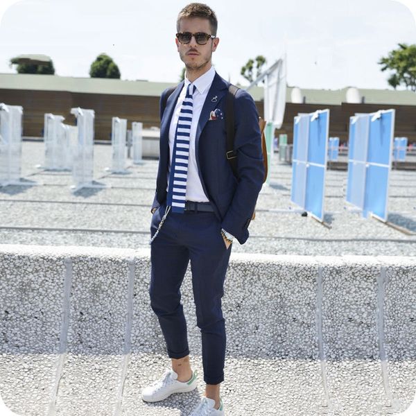 men's suits & blazers navy blue classic slim fit costume homme tailored made man 2 piece latest coat pant designs ternos 37du, White;black
men's suits & blazers navy blue classic slim fit costume homme tailored made man 2 piece latest coat pant designs ternos 37du, White;black