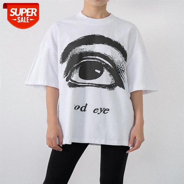 spring and summer new products european american high street simple t-shirt eyes illustration printing short-sleeved tee couple male #wh9p, White;black
spring and summer new products european american high street simple t-shirt eyes illustration printing short-sleeved tee couple male #wh9p, White;black