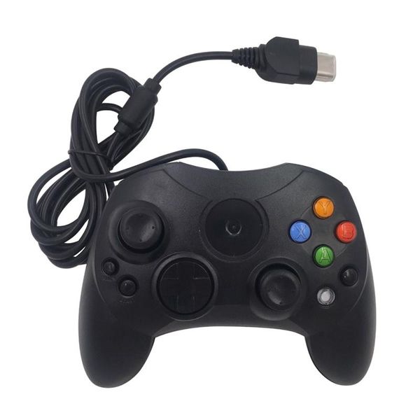 1.8m wired vibration gamepad controller s-type for xbox original with black game controllers & joysticks
1.8m wired vibration gamepad controller s-type for xbox original with black game controllers & joysticks