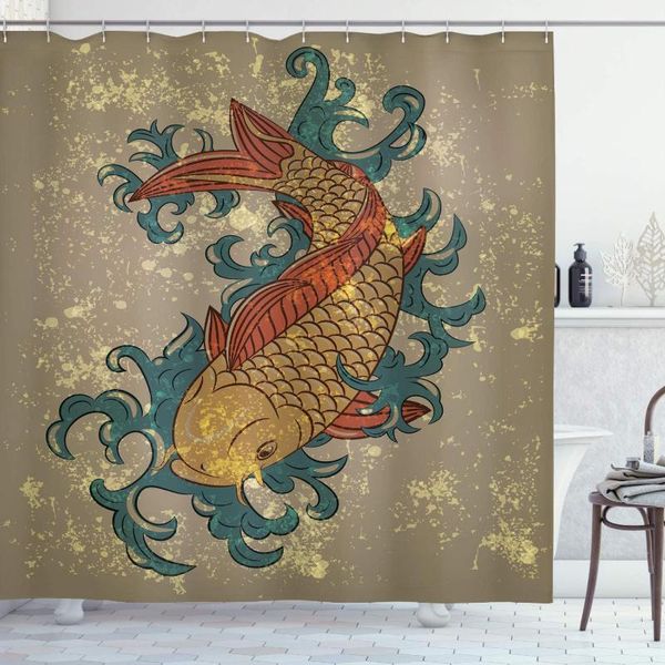 shower curtains japanese curtain grunge style oriental water koi carp fish aquatic theme distressed pattern bathroom decor set with hooks
shower curtains japanese curtain grunge style oriental water koi carp fish aquatic theme distressed pattern bathroom decor set with hooks