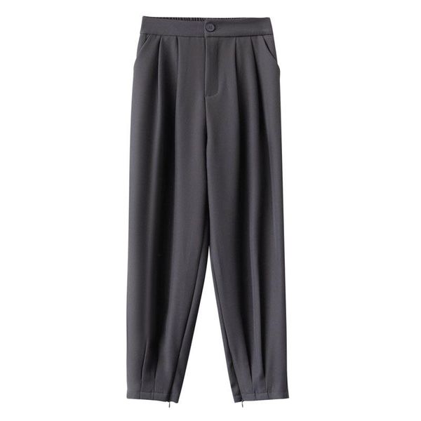 suit wide-leg pants women's 2021 autumn and winter elastic waist button high trousers casual all-match harem & capris, Black;white
suit wide-leg pants women's 2021 autumn and winter elastic waist button high trousers casual all-match harem & capris, Black;white