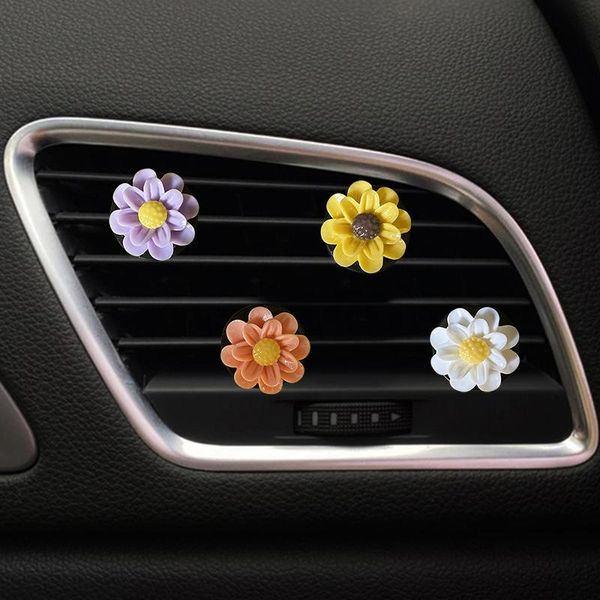 car air freshener color double-layer flower shape automobile lady's perfume decoration clip accessories daisy
car air freshener color double-layer flower shape automobile lady's perfume decoration clip accessories daisy