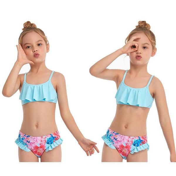 baby girl 2pcs bikini swimwear swimsuit blue solid color spaghetti strap tank flower print ruffle shorts swim bathing suit one-pieces, Black
baby girl 2pcs bikini swimwear swimsuit blue solid color spaghetti strap tank flower print ruffle shorts swim bathing suit one-pieces, Black