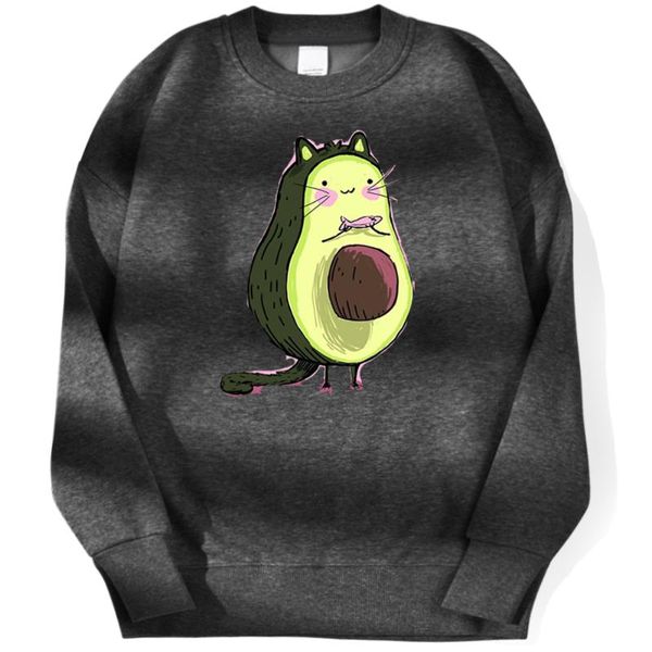 women's hoodies & sweatshirts harajuku cat avocado kawaii warm fleece woman pullover casual funny creative cool fashion hoody female, Black
women's hoodies & sweatshirts harajuku cat avocado kawaii warm fleece woman pullover casual funny creative cool fashion hoody female, Black