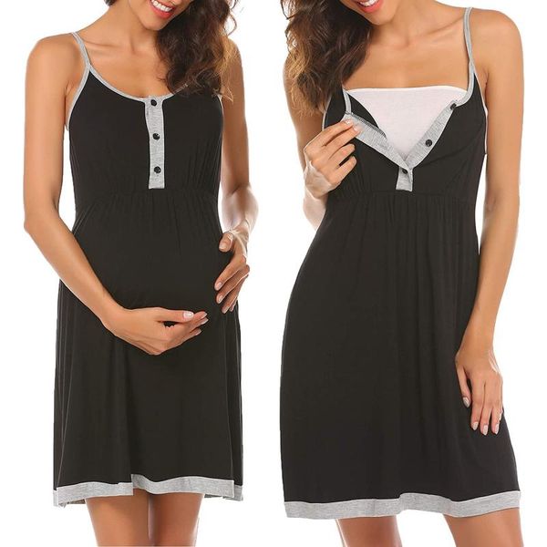 maternity dresses pregnant women's nursing backless nightgown dress pregnancy breast feeding full slips sleepwear clothes, White
maternity dresses pregnant women's nursing backless nightgown dress pregnancy breast feeding full slips sleepwear clothes, White