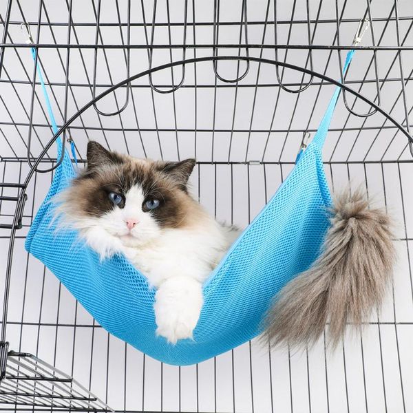cat beds & furniture cooling hanging bed blue double- sided available cool breathable mattress summer hammock for cats pet supply
cat beds & furniture cooling hanging bed blue double- sided available cool breathable mattress summer hammock for cats pet supply