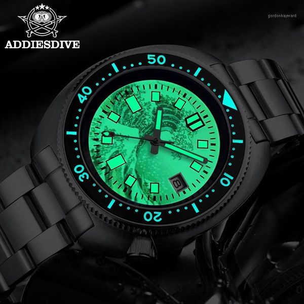 addies dive automatic mechanical watches kanagawa surfing full luminous dial 200m diver watch stainless sapphire diving wristwatches, Slivery;brown
addies dive automatic mechanical watches kanagawa surfing full luminous dial 200m diver watch stainless sapphire diving wristwatches, Slivery;brown