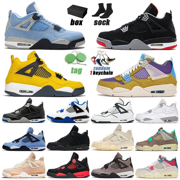 jumpman 4 4s basketball shoes men women with original box black cat university blue pure white oreo taupe haze what union lemon venom sneake
jumpman 4 4s basketball shoes men women with original box black cat university blue pure white oreo taupe haze what union lemon venom sneake