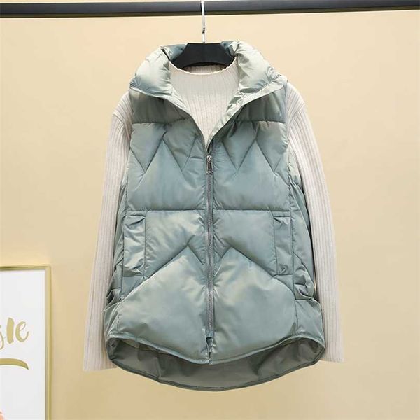 woman's stand collar winter warm vest jacket female sleeveless cotton padded casual quilted zipper waistcoat 211120, Black;white
woman's stand collar winter warm vest jacket female sleeveless cotton padded casual quilted zipper waistcoat 211120, Black;white
