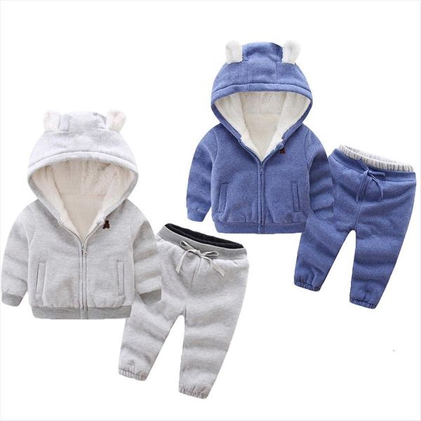 autumn winter boys girls clothes set children plus velvet suits casual warm thicken cartoon bear outfits tracksuit wear, White
autumn winter boys girls clothes set children plus velvet suits casual warm thicken cartoon bear outfits tracksuit wear, White
